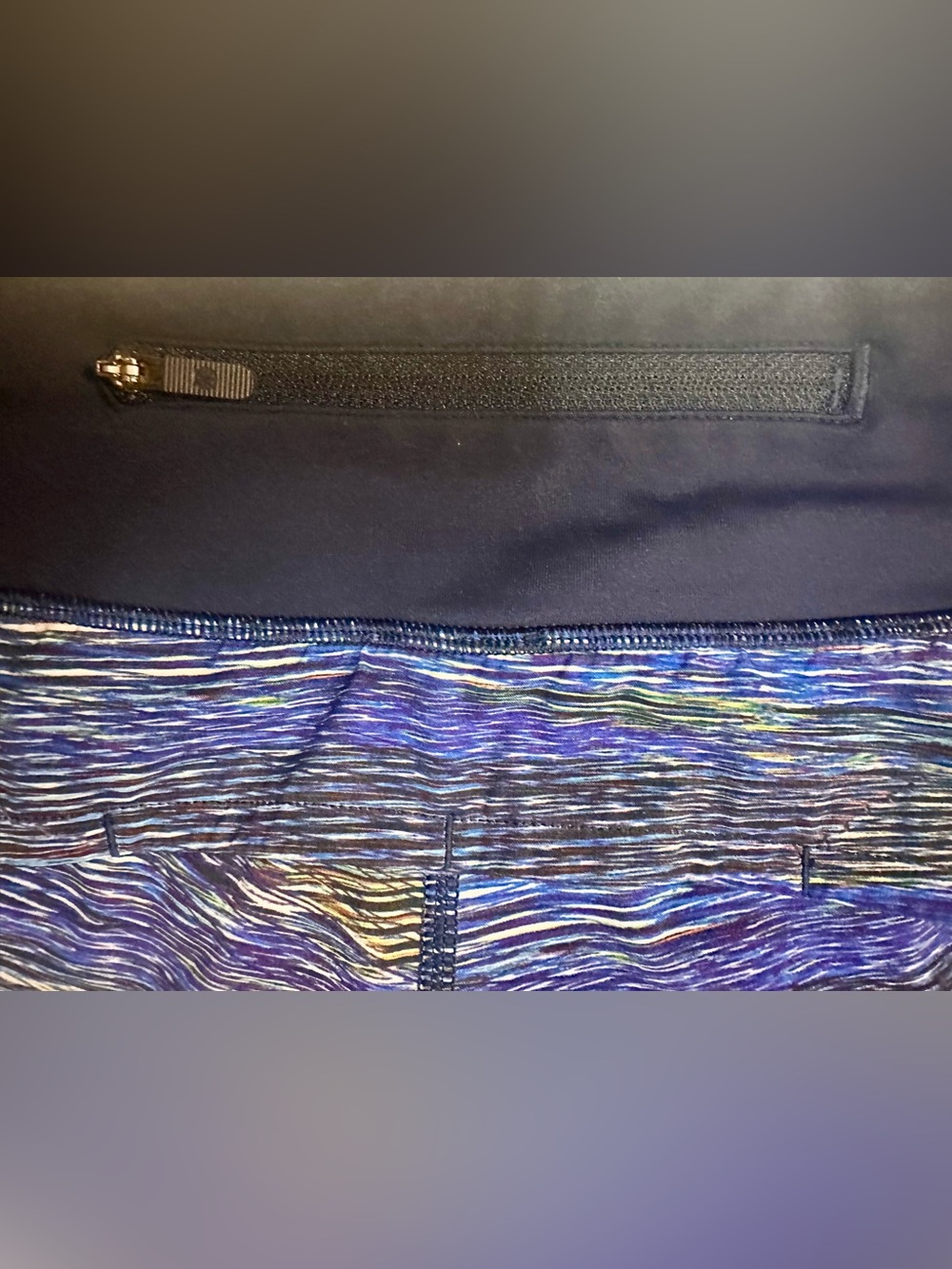 lululemon Speed Up Low Rise Lined Shorts 2.5” Interconnect Blue Multi Size 6 - Picture 5 of 12